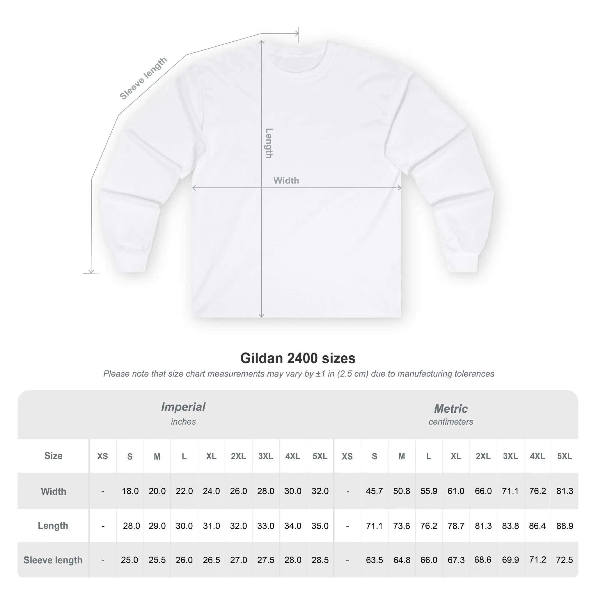 Unisex Ultra Cotton Long Sleeve Tee Printify