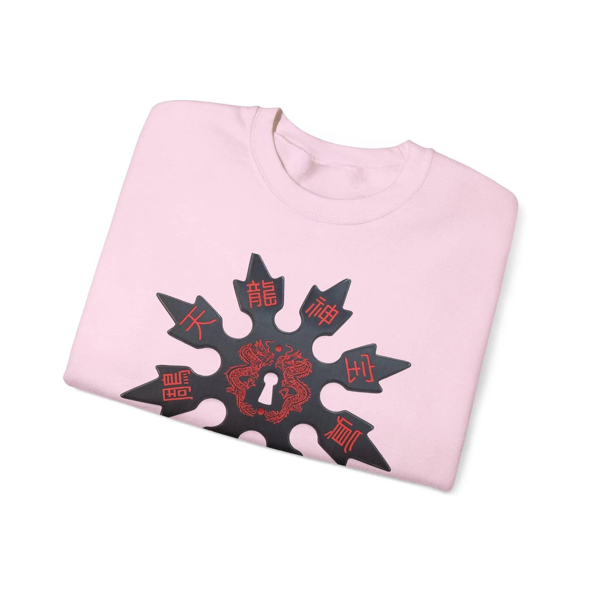 Anime Titan Graphic Sweatshirt — Blue Flame Sleeve Crewneck Printify